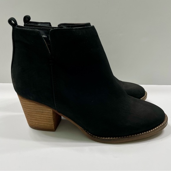 Blondo Women’s Leather Waterproof Block Heel Ankle Boots Size 8.5M - Picture 3 of 13